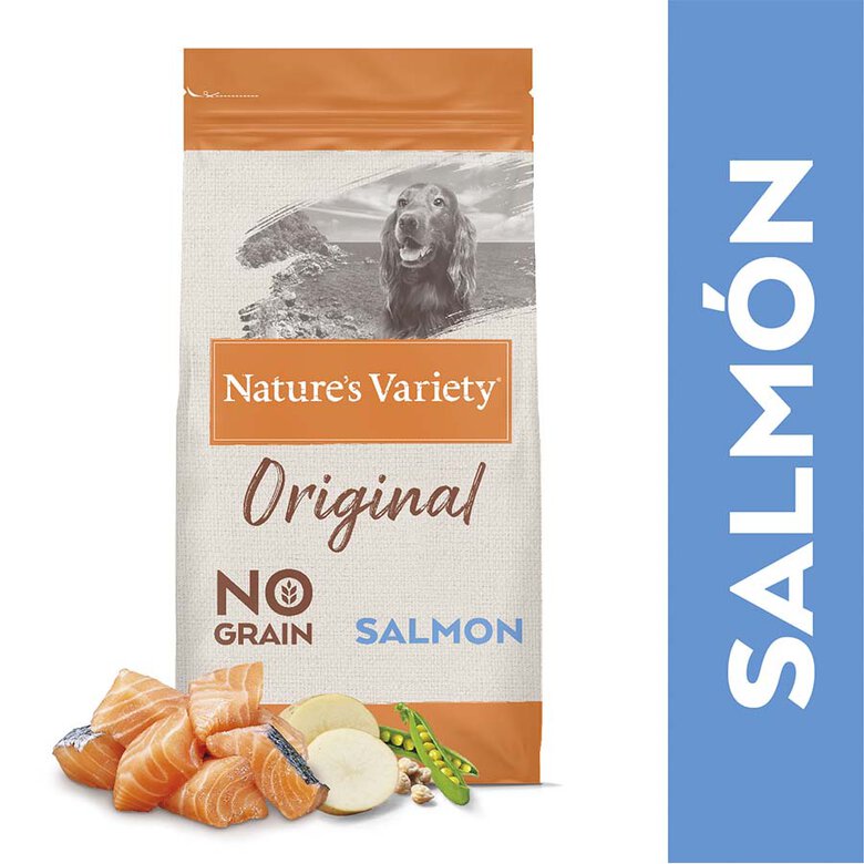 Nature's Variety Original Adult Medium Salmón pienso para perros, , large image number null